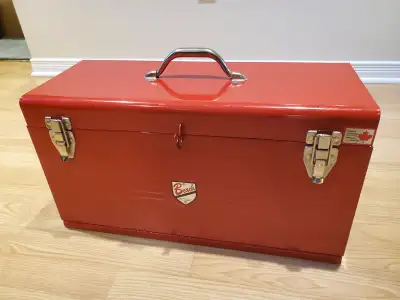 Vintage Beach 3-Drawer Steel Toolbox – Made in Canada, View more