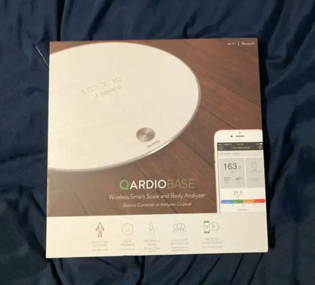 Qardio Base Smart Fitness Body BMI Analyzer Weight Scale - NEW