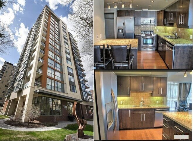 Uptown Estates 10046 117 ST 1125sqft 2bedrm 1den 2bath udg parkg in Condos for Sale in Edmonton