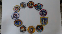 Badges des missions spatiales d'APOLLO