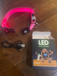 New! LED dog collar 