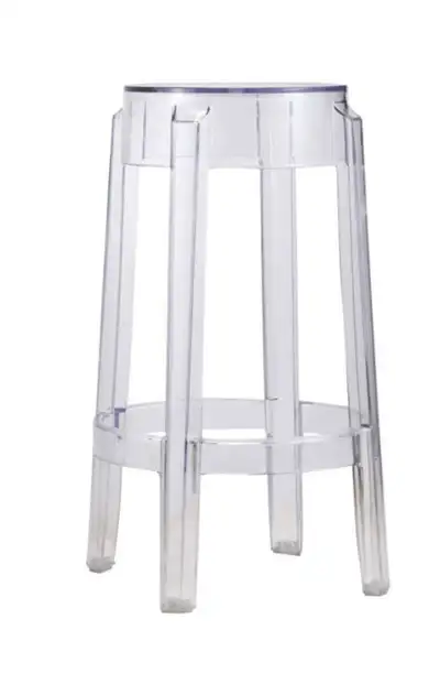 Ghost Stool chair clear Transparent Modern KITCHEN LIVING Dining, View more