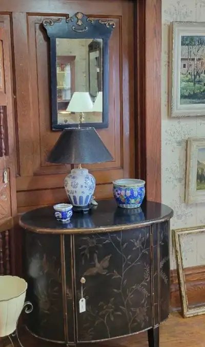 Chinoiserie Table. Chinoiserie Lamps. Chinoiserie Art., View more