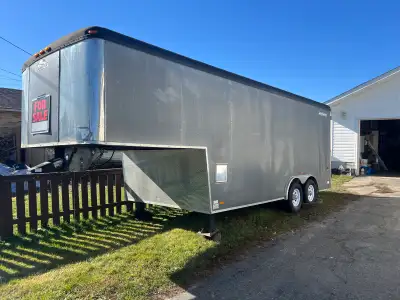 2004 roadmaster fifth wheel cargo trailer 8x24 in good condition. Has bedliner on the floor, new tir...
