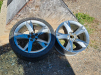 audi rims and tire 5x112