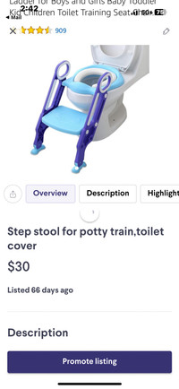 Step stool ,carry potty,cover toilet seat 