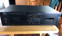 Yamaha double cassette deck