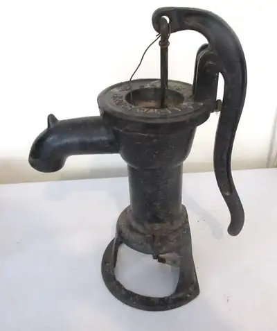 Vintage Cast Iron Brockville/Smart Hand Water Pump., View more