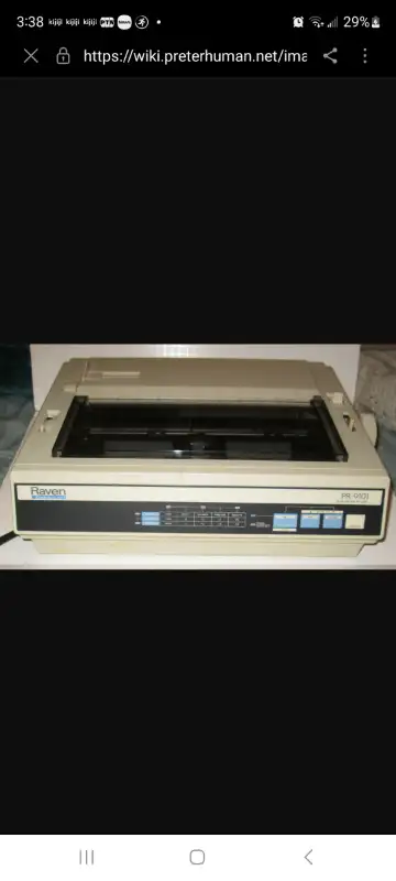 Vintage Raven PR-9101 printer. I deliver!, View more