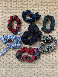 Scrunchies by Laura Ashley & others