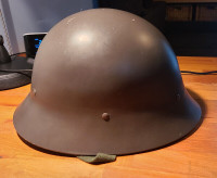 Swedish Finnish M26 military helmet 1960s refit US M1style liner