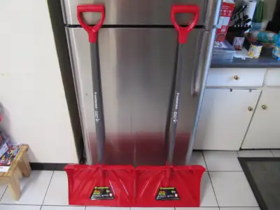 Yard Works Snow Scoop Shovels Brand New Lightweight 2pc Lot, View more