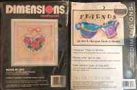 DIMENSIONS Needlepoint (FRIENDS, ROSES in Lace)