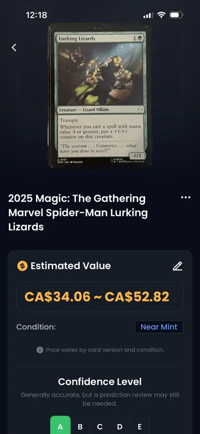 2025 magic: the gathering marvel spider-man lurking lizards, View more
