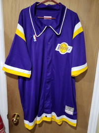 1989 Vlade Divac L.A.Lakers warm up m&n jersey NBA size 3xl new
