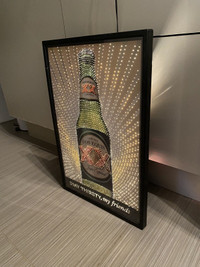 RARE DOS EQUIS MOTION BEER ADVERTISING SIGN $175