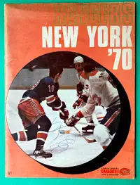 1969-70 New York Ranger Yearbook