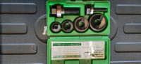 Greenlee Slug-buster knockout kit for 1/2 to 1-1/4 inch conduit