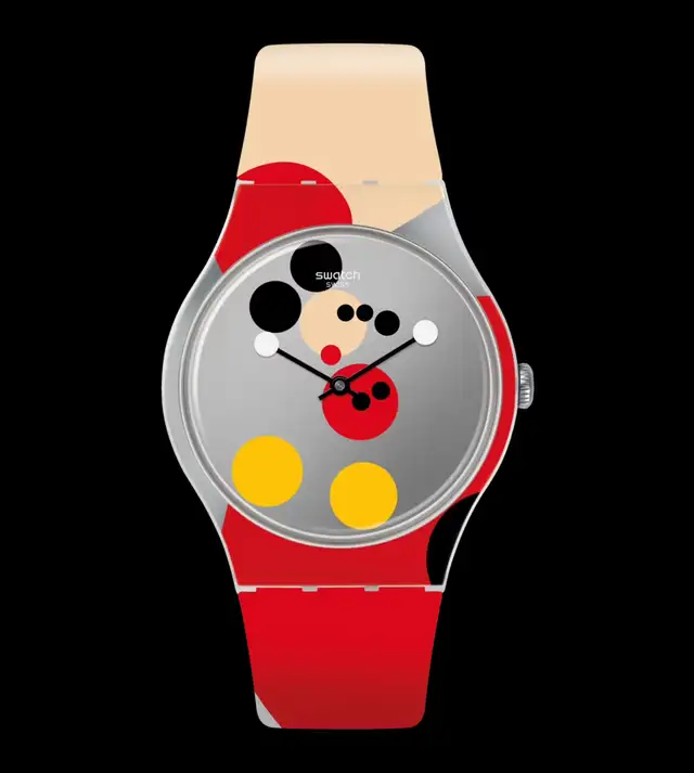 Montre Swatch x Damien Hirst MIRROR SPOT MICKEY  Watch NeuveNIB in Jewellery & Watches in City of Montréal - Image 2