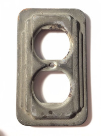 One - Vintage Steel Plug Plate