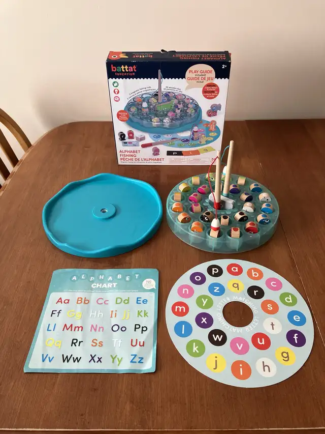 Battat Educational Alphabet Magnetic Fishing Game, Complete in Toys & Games in City of Montréal - Image 2