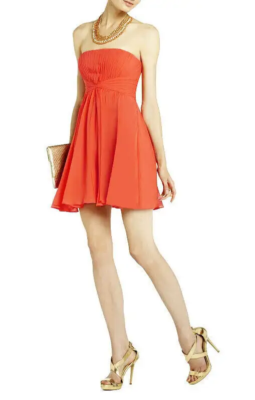 BCBG Duran Strapless Dress XS With Skirt Drape BNWT , size 04 in Women's - Dresses & Skirts in Edmonton - Image 2