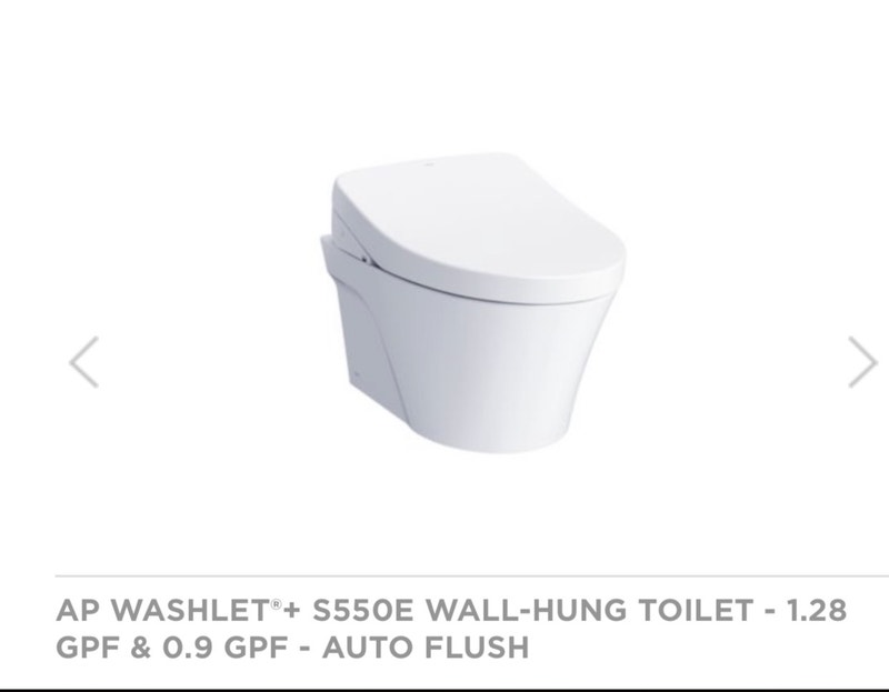 Toto wall hung toilet Toto CWT426cfg NO TAX Plumbing, Sinks, Toilets & Showers Markham