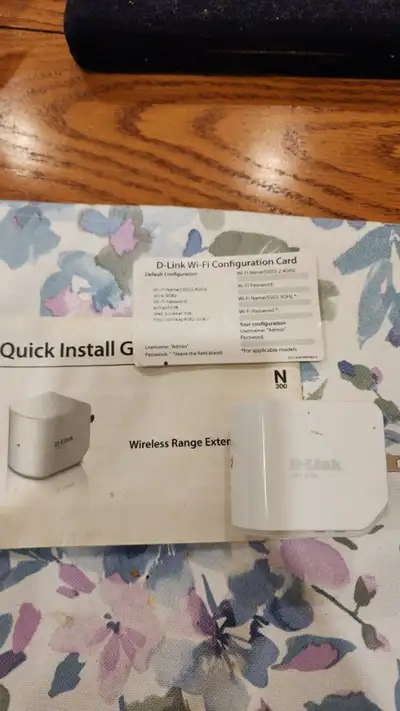 Dlink Wireless Range Extender, View more