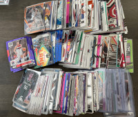 Large lot of assorted rookie and insert basketball cards