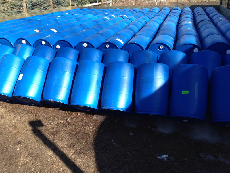 Blue plastic rain barrels Outdoor Tools & Storage Saskatoon Kijiji