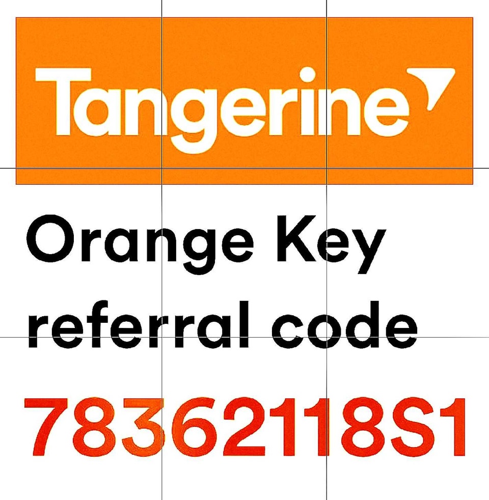 Tangerine Orange Key Referral Code | Free Stuff | City of Toronto ...