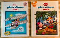 Disney - Mon album 2003 et 2009 ($5 chaque)