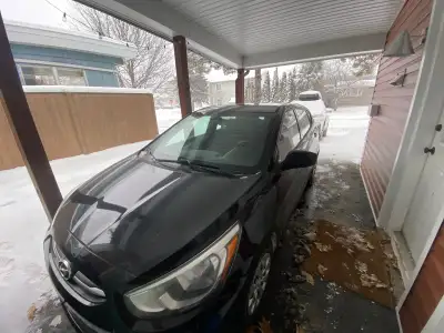 Selling a reliable 2015 Hyundai Accent in good condition. This car has a 6-speed manual transmission...