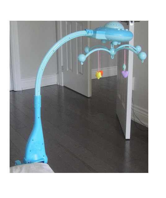 Baby Crib Mobile Hanging Bed Bell Toy Holder Arm Bracket+Music in Toys & Games in Markham / York Region - Image 2