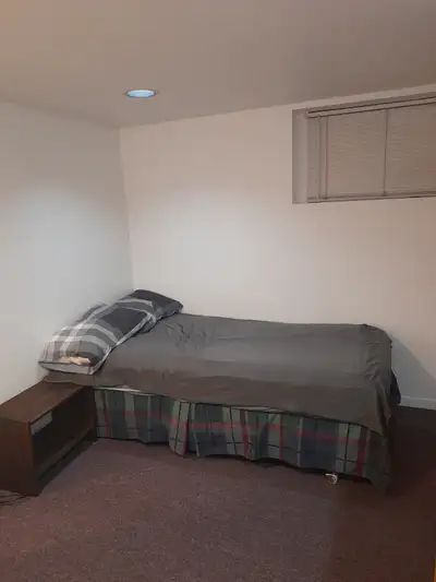 furnished room for rent in a basement of a well maintained house. Female only. Shared accommodation....