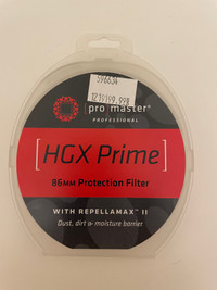 Protection filter 86mm HGX Prime 