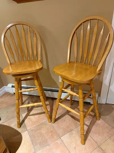 Oak Swivel Bar Stools, View more