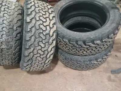 Excellent tires Great shape like new Road quiet Great in snow