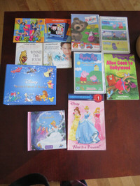 Childrens DVD's, books and Disney CD's