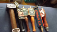 2 "HAP & HARRYS" TENNESSE LAGER BEER TAP HANDLES BUNDLE DEAL