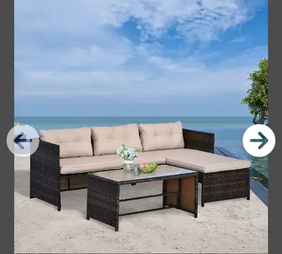 BNIB patio sofa furniture set , View more