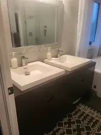 60" Bathroom Vanity incldes 2 faucets!!