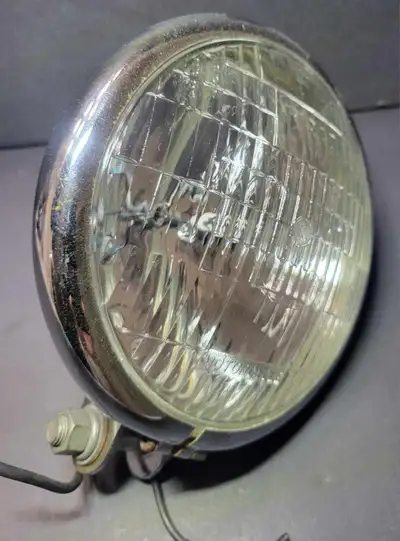 Vintage antique chrome Headlight for your bobber chopper etc Harley , Indian , Bsa , Triumph etc . W...