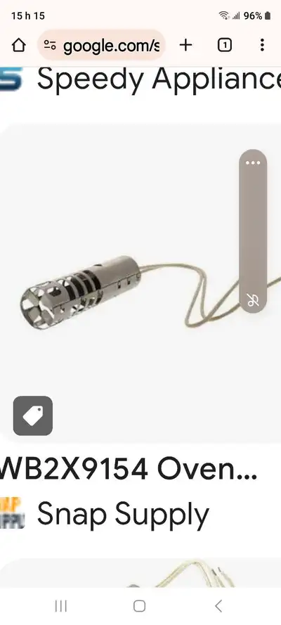 Ignitor neuf cuisinière au gaz GE #WB2X9154, View more