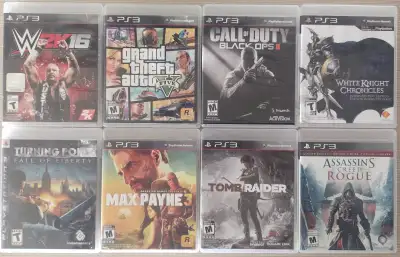 Sony PS3 games / jeux COD & GTA (prices in desc), View more