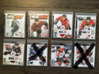 Lot de 6 jeux de hockey sur Ps3
