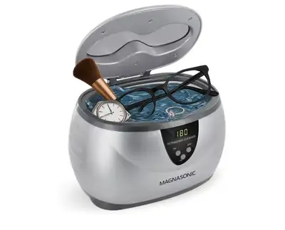 Magnasonic Ultrasonic Cleaner with 2 Bottles of Cleaner, View more