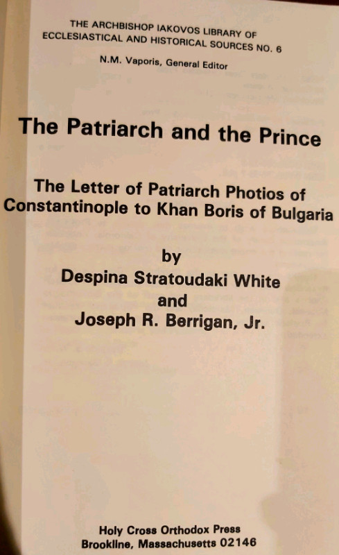 THE PATRIARCH AND THE PRINCE in Non-fiction in City of Toronto - Image 3