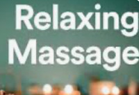 SATURDAY RELAXATION MASSAGE By Ella $65/hour Treat yourself!!