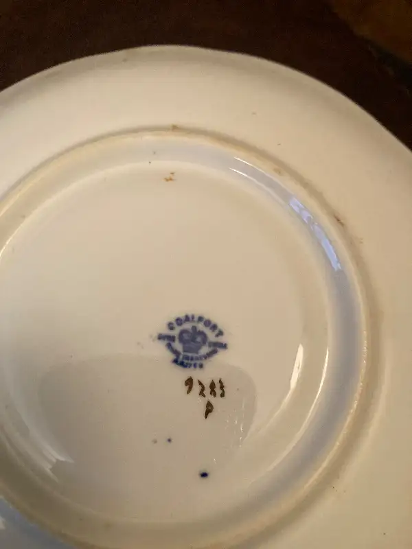COALPORT Bone China BLUE BIRD SAUCER Plate in Home Décor & Accents in City of Toronto - Image 3